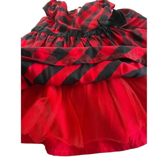 Carter's Girls Red Buffalo Check Dress Size 18M - Picture 5 of 11
